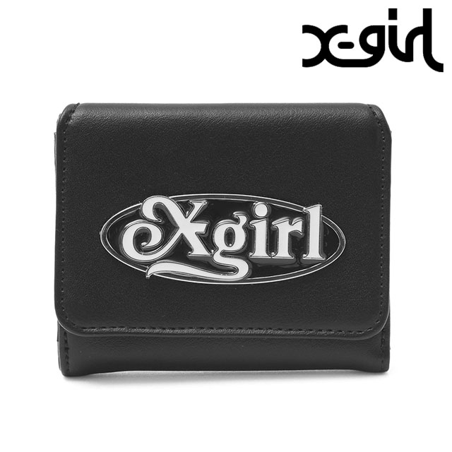 X-girl（エックスガール） レディース オーバルロゴクラスプ フェイク