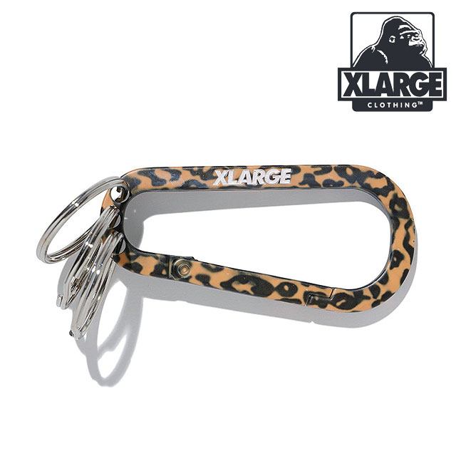 XLARGE（エクストラ ラージ） スタンダードロゴ キーリングカラビナ