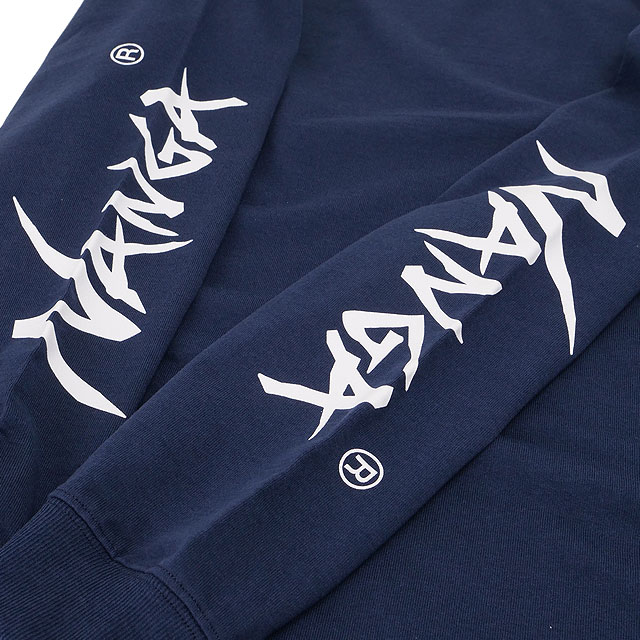 ナンガ NANGA メンズ エコハイブリッド スリーブロゴ ロングスリーブTシャツ N2500-1L030A SS26 ECO HYBRID SLV LOGO L S TEE ネイビー D.NVY  正規取扱店 | NANGA | 03