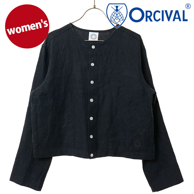 ORCIVAL（オーシバル） レディース クルーネック カーディガン OR