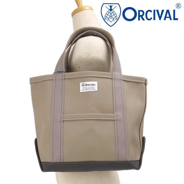 �I�[�V�o�� ORCIVAL �g�[�g�o�b�O �X���[�� OR-H0285-KWC SS26 TOTE BAG SMALL ���j�Z�b�N�X �� ���{�� �L�����o�X�g�[�g ���T�C�Y ���z �O���[ ���K�戵�X