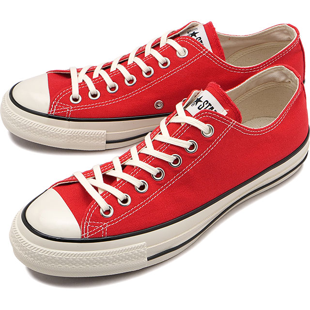 �R���o�[�X CONVERSE �X�j�[�J�[ �����Y �I�[���X�^�[ �G�C�W�h ���[�J�b�g 31318031 SS26Q2 ALL STAR AGED OX �C �V���[�Y ���b�h SIGNAL-RED ���K�戵�X