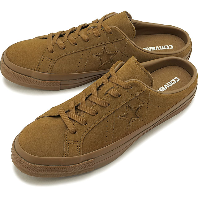 �R���o�[�X CONVERSE �X�j�[�J�[ �����Y �����X�^�[ �X�G�[�h �~���[�� 33702982 SS26Q2 ONE STAR SUEDE MULE �C �V���[�Y �X���b�|�� �u���E�� ���K�戵�X