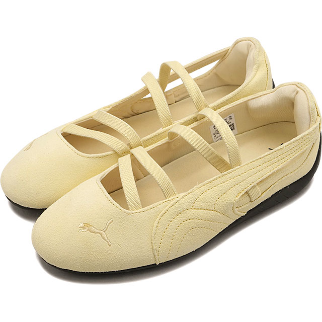 �v�[�} PUMA �X�j�[�J�[ ���f�B�[�X �X�s�[�h�L���b�g �o���G SD �E�B�����Y 401287-15 SS26Q2 SPEEDCAT BALLET SD WNS Creamy-Vanilla ���K�戵�X