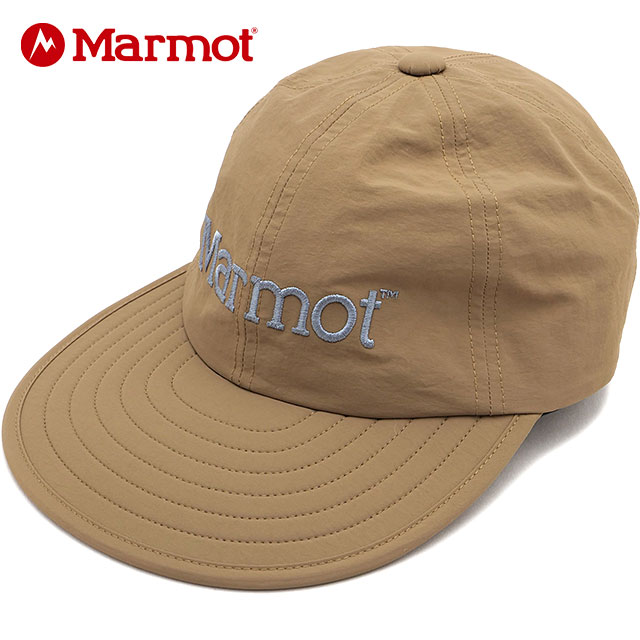 �}�[���b�g Marmot �}�[���b�g�����O�r���L���b�v MTSS25UHG205 SS26 Marmot Long Bill Cap �X�q UV�J�b�g �T�C�Y�����\ �x�[�W�� BEIGE  ���K�戵�X