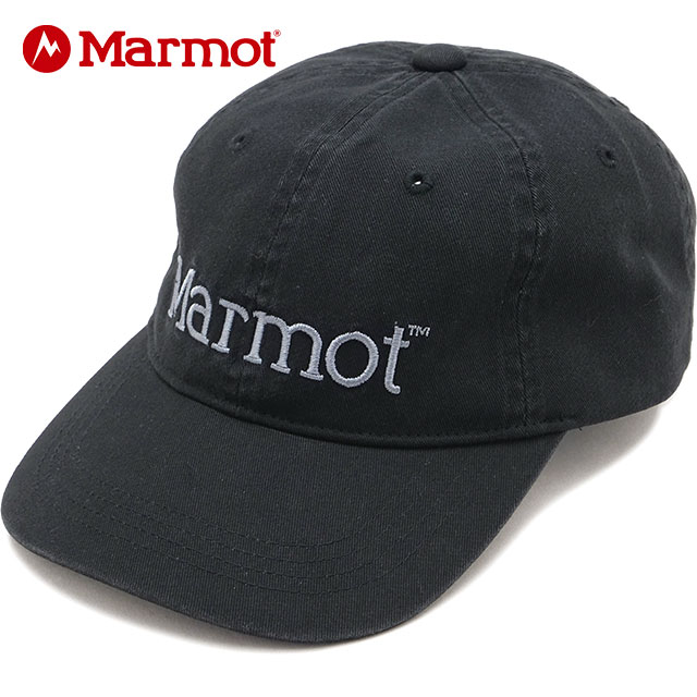 �}�[���b�g Marmot �r�b�O���S�L���b�v MTSS26UHG204 SS26 Big Logo Cap �����Y�E���f�B�[�X ���j�Z�b�N�X �X�q UV�J�b�g �T�C�Y�����\ �� BLACK ���K�戵�X