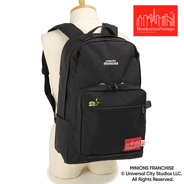 コラボ マンハッタンポーテージ Manhattan Portage タウンセンドバックパック ミニオンズ MP2236MNOS SS26 TOWNSEND BACKPACK MINIONS Black 正規取扱店