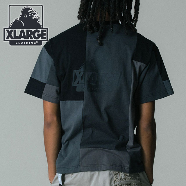 XLARGE（エクストラ ラージ） メンズ パッチワーク ショートスリーブT