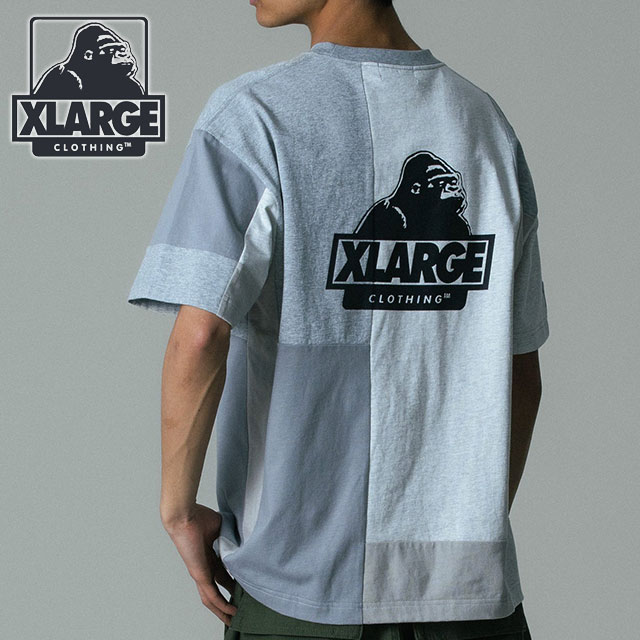XLARGE（エクストラ ラージ） メンズ パッチワーク ショートスリーブT 