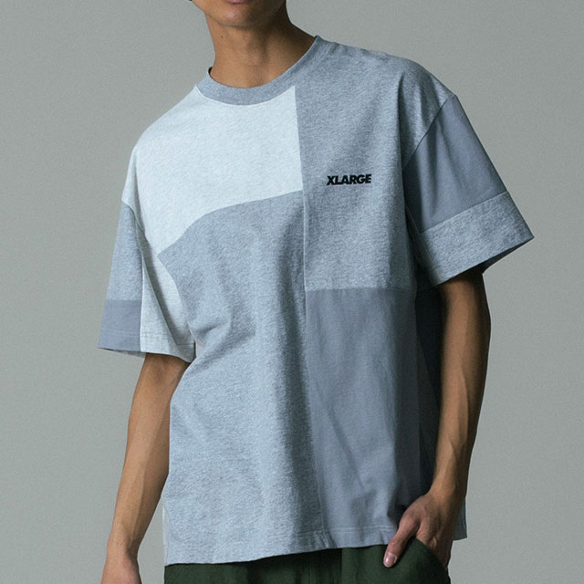 XLARGE（エクストラ ラージ） メンズ パッチワーク ショートスリーブT