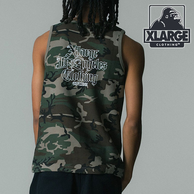 XLARGE（エクストラ ラージ） メンズ オールドイングリッシュ ワッフル