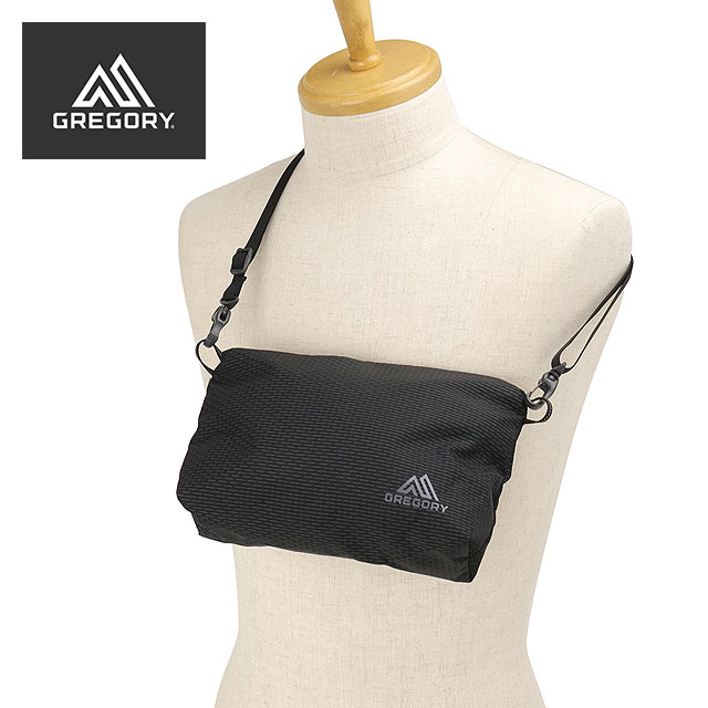 �O���S���[ GREGORY �V�����_�[�o�b�O �i�m �N���X�{�f�B�|�[�` 1581579974 SS26 0.8L NANO CROSS BODY POUCH �� �T�R�b�V�� �I�v�e�B�b�N�u���b�N  ���K�戵�X