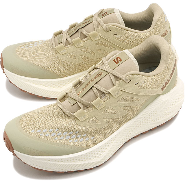 �T������ SALOMON �X�j�[�J�[ �����Y �G�A�� �O���C�h 3 �O���x�� L47797300 AERO GLIDE 3 GRVL �j���p �C Green-Haze Vanilla-Ice Russet ���K�戵�X