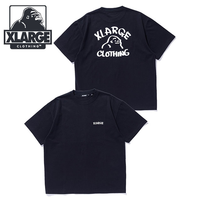 エクストララージ XLARGE メンズ ドローイング OG ショートスリーブTシャツ 101262011045 SS26 DRAWING OG S S TEE トップス 半袖 黒 BLACK  正規取扱店 | XLARGE | 01