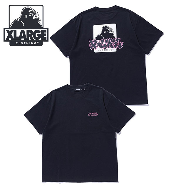 エクストララージ XLARGE メンズ グラフィティ OG ショートスリーブTシャツ 101262011046 SS26 GRAFFITI OG S S TEE トップス 半袖 黒 BLACK  正規取扱店 | XLARGE | 01