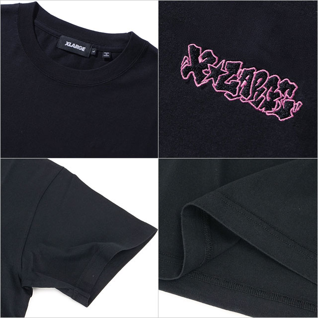 エクストララージ XLARGE メンズ グラフィティ OG ショートスリーブTシャツ 101262011046 SS26 GRAFFITI OG S S TEE トップス 半袖 黒 BLACK  正規取扱店 | XLARGE | 02