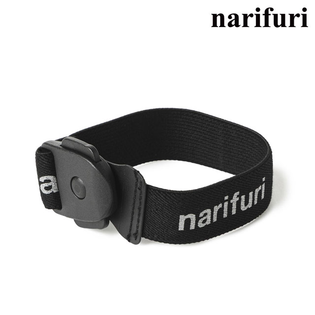ナリフリ narifuri マルチバンド NF9050-001 メンズ レディース ユニセックス 小物 裾バンド サイクルバンド ワンタッチ着脱 黒 BLACK 正規取扱店 | narifuri