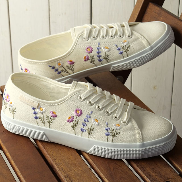 スペルガ SUPERGA スニーカー レディース フラワー エンボス レッジェーラ 6S8161ZW-AA5 SS26 3750 FLW EMBO LEGGERA W-AVO-P-VIO AA5 正規取扱店 | SUPERGA | 01