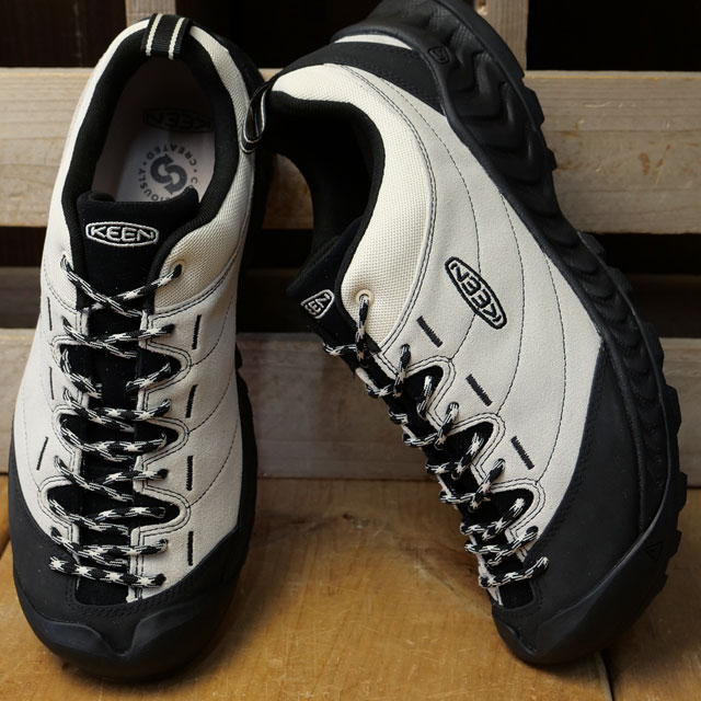 返品交換送料無料 キーン KEEN スニーカー メンズ ジャスパー ネクシス リッジ [1033110 FW26] 靴 スエードシューズ ホワイト系 SILVER-BIRCH BLACK 正規取扱店 | KEEN | 01