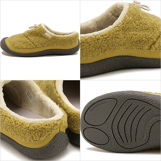 返品交換送料無料 キーン KEEN クロッグサンダル レディース ハウザー スリー スライド [1032609 FW26] スリッポン カーキグリーン KHAKI-SHERPA 正規取扱店 | KEEN | 02