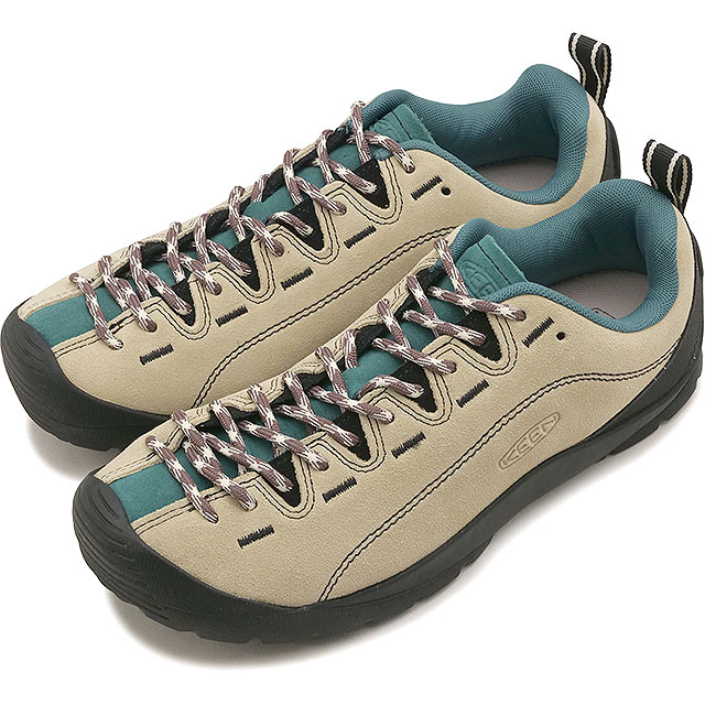 返品交換送料無料 キーン KEEN スニーカー レディース ジャスパー 1032951 W JASPER 靴 スエードシューズ ベージュ SAFARI MEDITERRANEA 正規取扱店 | KEEN