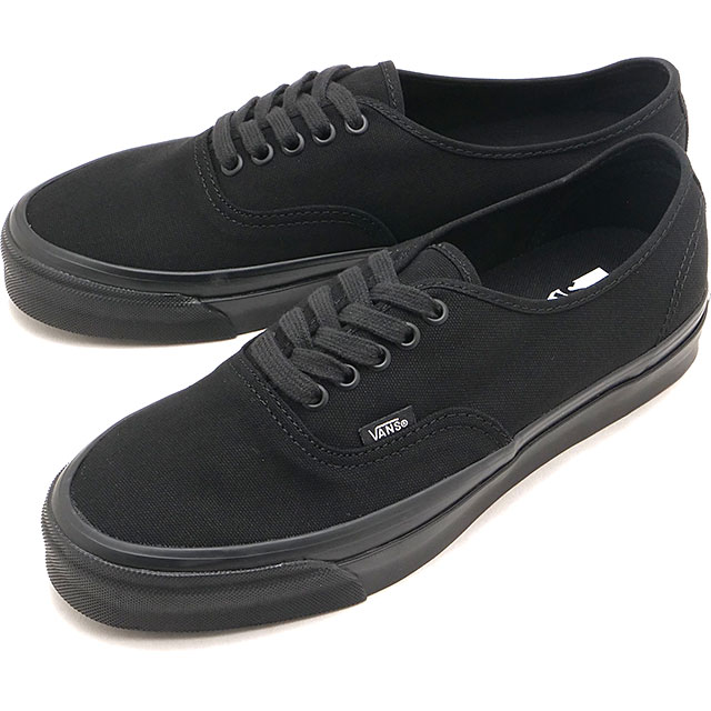 バンズ VANS スニーカー メンズ LX オーセンティック リイシュー 44 VN0007QZBKA LX Authentic Reissue 44 靴 ローカットシューズ 黒 BLACK BLACK 正規取扱店 | VANS