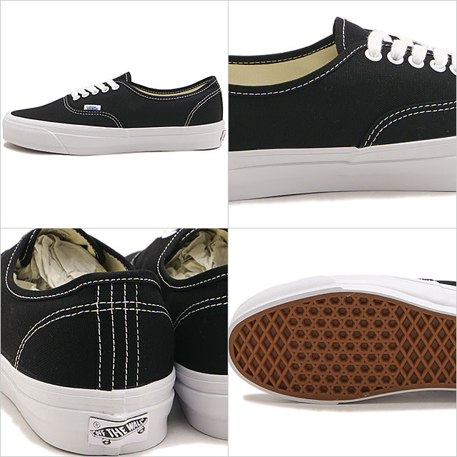 バンズ VANS スニーカー メンズ LX オーセンティック リイシュー 44 VN000CQABA2 LX Authentic Reissue 44 靴 ローカットシューズ 黒 BLACK WHITE 正規取扱店 | VANS | 02