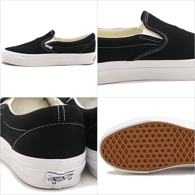 バンズ VANS スニーカー メンズ LX スリップオン リイシュー 98 VN000CSEBA2 LX Slip-On Reissue 98 靴 シューズ スリッポン 黒 BLACK WHITE 正規取扱店 | VANS | 02