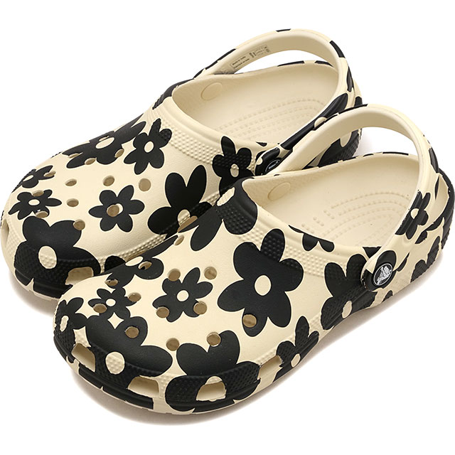 クロックス crocs サンダル クラシック ポップペタルス クロッグ 214090-2MT FW26 Classic Pop Petals Clog 靴 花びら Summit-White Multi 正規取扱店 | crocs