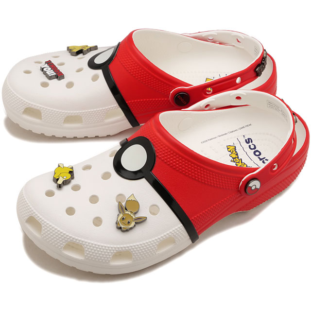 クロックス crocs サンダル メンズ ポケモン ポケボール クラシック クロッグ [212064-90H FW26] Pokemon Poke Ball Classic Clog 靴 コラボ Multi 正規取扱店 | crocs