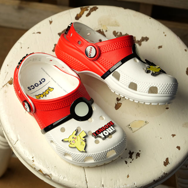クロックス crocs サンダル キッズ ポケモン ポケボール クラシック クロッグ トドラー [213597-90H FW26] Pokemon Poke Ball Classic Clog T Multi 正規取扱店 | crocs | 01