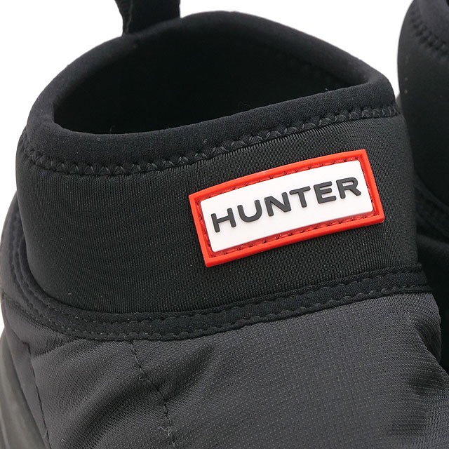 ハンター HUNTER ブーツ レディース トラベル2.0 キルテッドスリップオントレーナー [UFS7149REN-BLK FW26] TRAVEL 2.0 QUILTED SLIP ON TRAINER 黒 正規取扱店 | HUNTER | 03