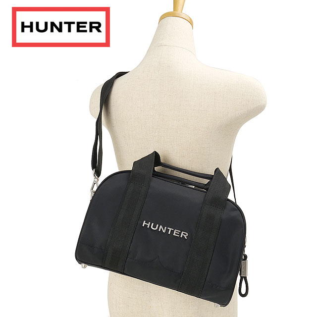 ハンター HUNTER プレミアムナイロン バレルバッグ [UBX5545NYL-BLK FW26] PREMIUM NYLON BARREL BAG ショルダーバッグ 黒 BLACK 正規取扱店 | HUNTER