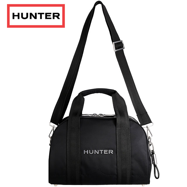 ハンター HUNTER プレミアムナイロン バレルバッグ [UBX5545NYL-BLK FW26] PREMIUM NYLON BARREL BAG ショルダーバッグ 黒 BLACK 正規取扱店 | HUNTER | 01