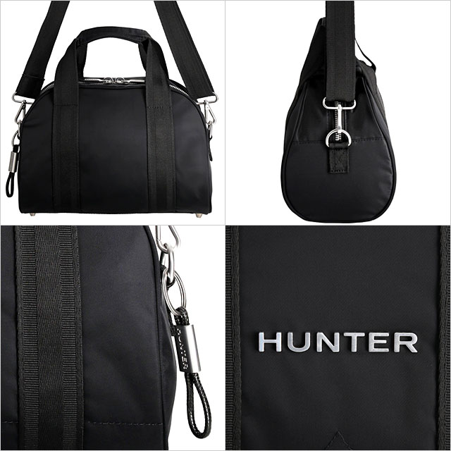 ハンター HUNTER プレミアムナイロン バレルバッグ [UBX5545NYL-BLK FW26] PREMIUM NYLON BARREL BAG ショルダーバッグ 黒 BLACK 正規取扱店 | HUNTER | 02