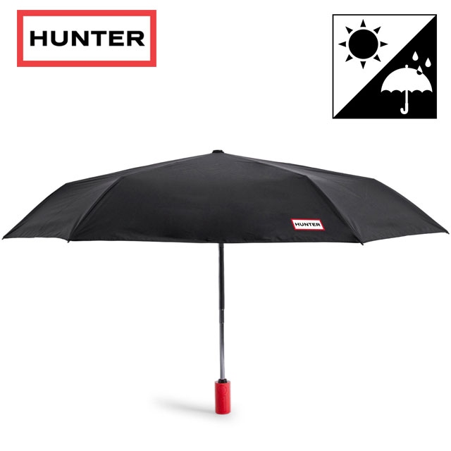 ハンター HUNTER オールウェザー オートコンパクトアンブレラ 50センチ [UAU7029UPN-BLK FW26] ALL WEATHER AUTO COMPACT UMBRELLA 50cm 正規取扱店 | HUNTER
