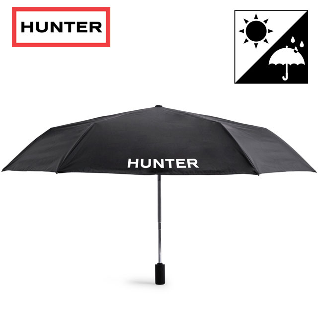 ハンター HUNTER オールウェザー オートコンパクトアンブレラ 55センチ [UAU7039UPN-BLK FW26] ALL WEATHER AUTO COMPACT UMBRELLA 55cm 正規取扱店 | HUNTER