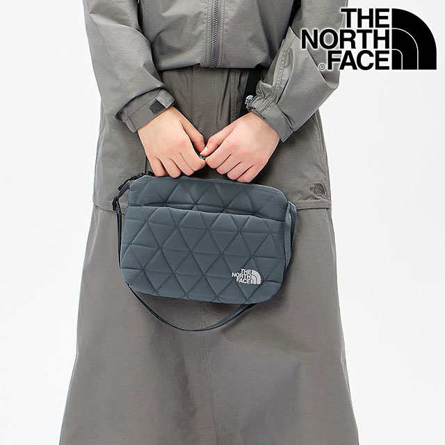 �U �m�[�X �t�F�C�X THE NORTH FACE �V�����_�[�o�b�O �W�I�t�F�C�X�|�[�` [NM32356-SL FW26] 2L Geoface Pouch �m�[�X�t�F�C�X TNF �O���[ ���K�戵�X