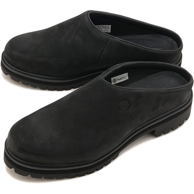 ティンバーランド Timberland クロッグシューズ メンズ ヘリテージクロッグ A5RCB-W05 HERITAGE CLOG 靴 サボシューズ 室内履き アウトドア 黒 BLACK 正規取扱店 | Timberland