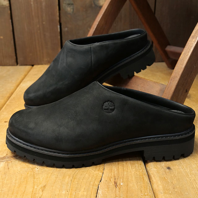 ティンバーランド Timberland クロッグシューズ メンズ ヘリテージクロッグ A5RCB-W05 HERITAGE CLOG 靴 サボシューズ 室内履き アウトドア 黒 BLACK 正規取扱店 | Timberland | 01