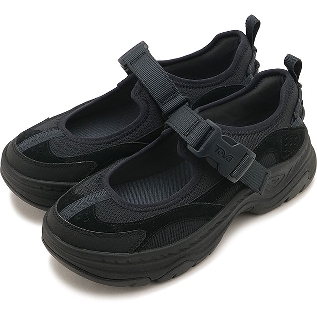 テバ Teva スニーカー レディース アンプソール ガイラ メリージェーン [1176481-BCBK FW26] W AMPSOLE GAILA MARY JANE 靴 BLACK 正規取扱店 | Teva