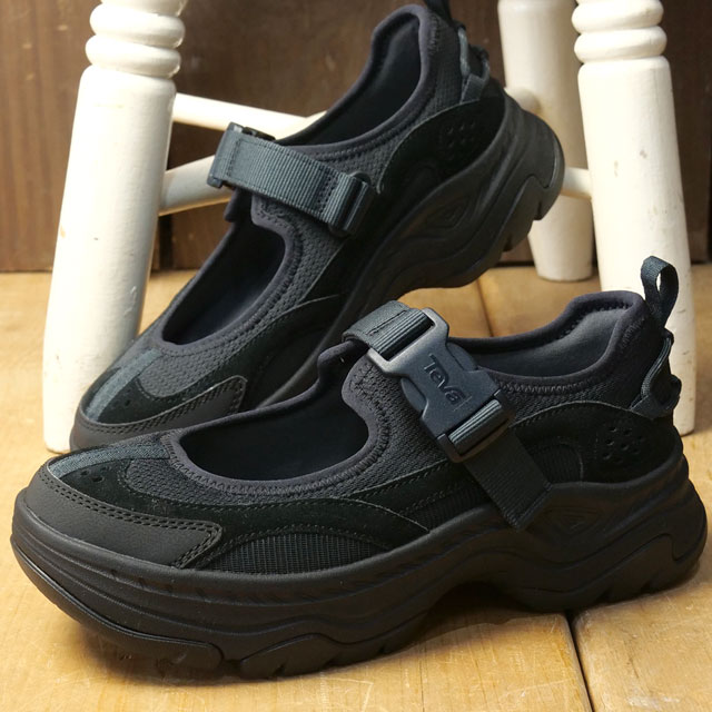 テバ Teva スニーカー レディース アンプソール ガイラ メリージェーン [1176481-BCBK FW26] W AMPSOLE GAILA MARY JANE 靴 BLACK 正規取扱店 | Teva | 01