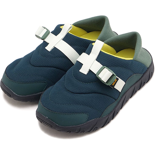 テバ Teva スニーカー レディース リエンバー 1173975-JBG W REEMBER CAMP ウィメンズ 靴 スリッポン クロッグ 防寒 秋冬 グリーン JUNE-BUG MYRTLE 正規取扱店 | Teva