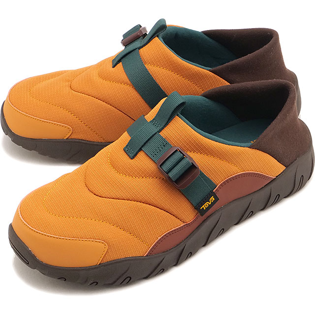 テバ Teva スニーカー メンズ リエンバー 1173974-GDNC M REEMBER CAMP 靴 スリッポン クロッグ アウトドア 防寒 秋冬 オレンジ GOLDEN-OCHRE BROWN 正規取扱店 | Teva