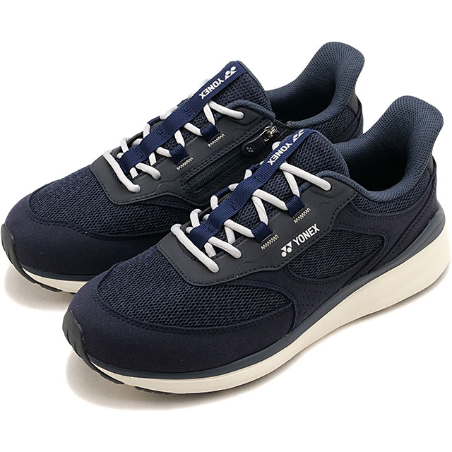 ヨネックス YONEX スニーカー レディース ワイワイ エイトリウム [SHWAT1-019 FW26] 内側ファスナー付き ネイビーブルー 正規取扱店 | YONEX