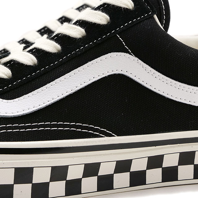バンズ VANS スニーカー メンズ LX オールドスクール 36 VN000E8VBPO LX Old Skool 36 靴 スケート 黒 CHCKRBRD-SIDEWALL-BLACK MARSHMALLOW 正規取扱店 | VANS | 03