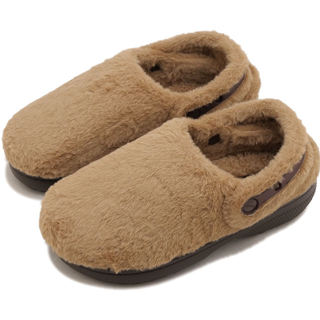 クロックス crocs 冬サンダル レディース クラシック アンファーゲッタブル クロッグ [211116-2JJ FW26Q4] Classic Unfurgettable Clog  ブラウン 正規取扱店 | crocs