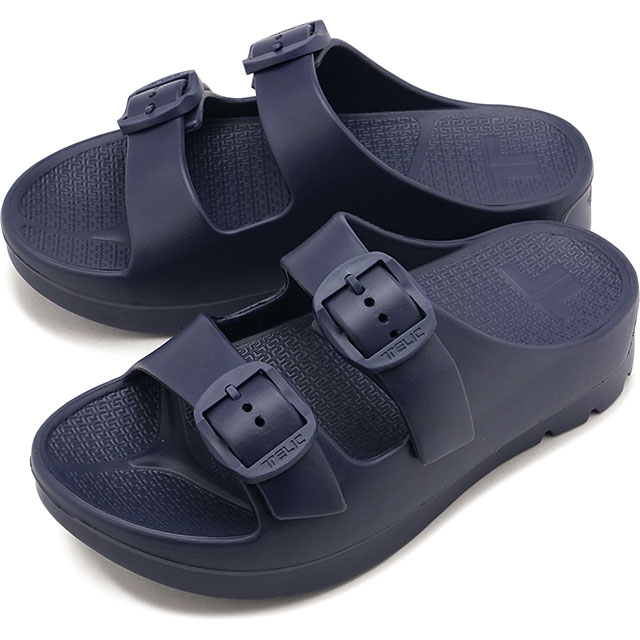 �e���b�N TELIC ���J�o���[�T���_�� �����Y �_�u���o�b�N��2 SS26 W-BUCKLE2 �C ���� �Ɍ��\�[�� �X���C�h�T���_�� ��J�� �l�C�r�[ �C���f�B�S ���K�戵�X