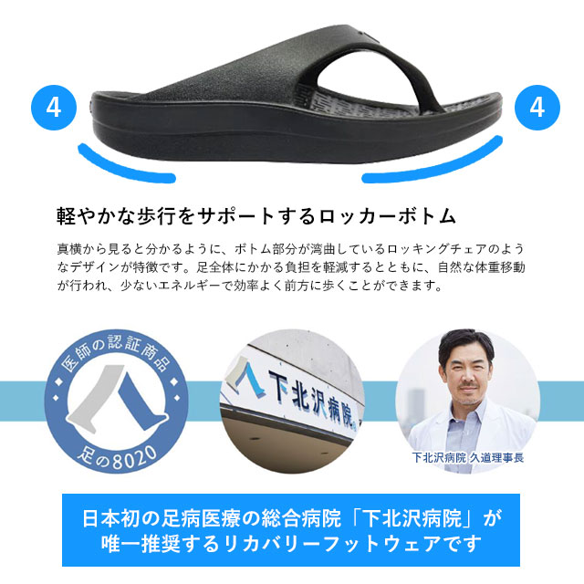 TELIC（テリック） リカバリーサンダル メンズ ダブルバックル2 SS26 W