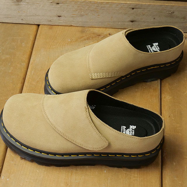 ドクターマーチン Dr.Martens ゼブザグ エニウェア ミュール 41730200 ZEBZAG ANYWAIR MULE 革靴 スライドサンダル スリッポン ドクマ SAVANNAH-TAN 正規取扱店 | Dr.Martens | 01